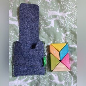 Tegu Pocket Pouch Magnetic Block Set in Tints